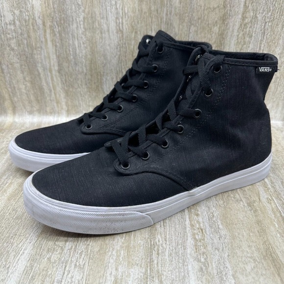 Vans Camden Sneakers Womens Size 11 Hi Top Skate Zip Up Sneakers Shoes‎ Grey - Picture 2 of 10